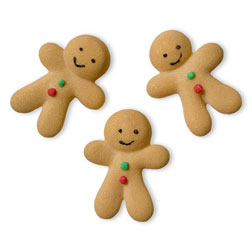 Mini Gingerbread Boys Icing Decorations