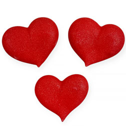 Mini Heart Icing Decorations