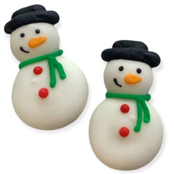 Snowman Icing Layons - Medium