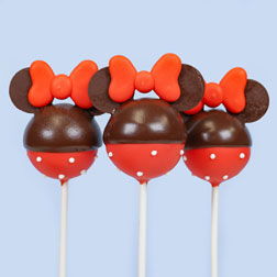 Red Bow Icing Decorations - Natural Color