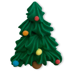 Christmas Tree Icing Layons - Large