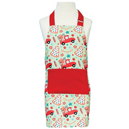 Holiday Treat Truck Apron - Child