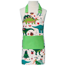 Dinosaur Christmas Party Apron - Child