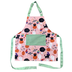 Sweet Pink Halloween Apron - Child