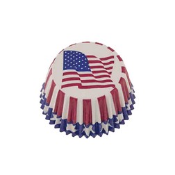 Flag, Stars and Stripes Cupcake Liners