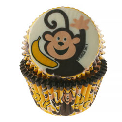 Monkey Business Standard Cupcake Liners
