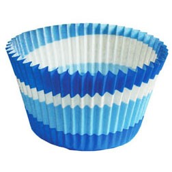 Blue Swirl Jumbo Cupcake Liners