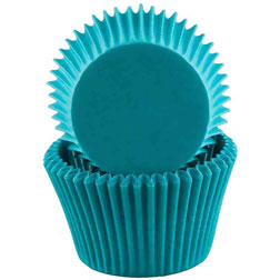 Turquoise Jumbo Cupcake Liners