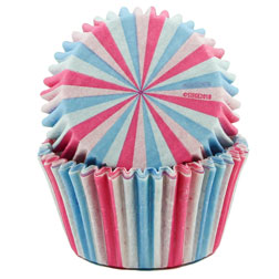 Reveal Stripes Cupcake Liners