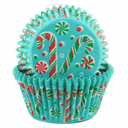 Candy Cane Cupcake Liners