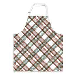 Vintage Plaid Christmas Apron - Adult