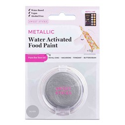 Silver Water Activated Food Paint