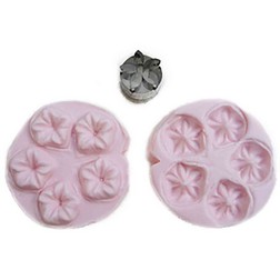 Five Petal Press Silicone Mold and Cutter