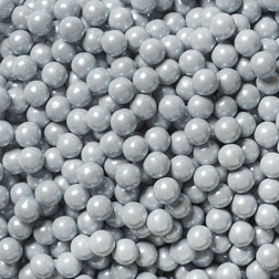 10mm Silver Shimmer Sixlets