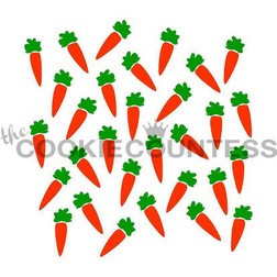 Carrot 2 Piece Stencil Set