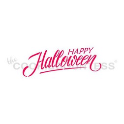 Happy Halloween Cookie Stencil