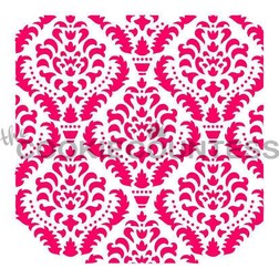 Ornate Damask Cookie Stencil