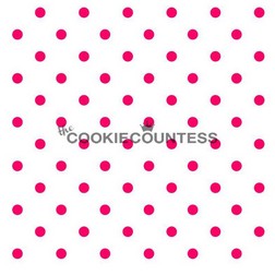 Small Dots Cookie Stencil