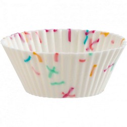 Confetti Silicone Mini Cupcake Baking Cups