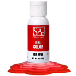 Red Rose Gel Food Color