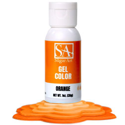 Orange Gel Food Color