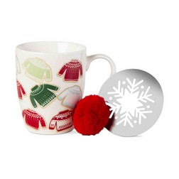 Christmas Sweater Mug And Stencil Set