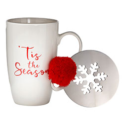 'Tis the Season Mug & Stencil Set