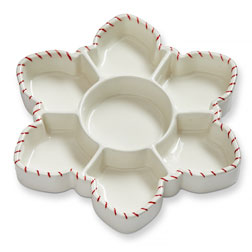 Snowflake Christmas Serving Tray