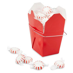 1/2 lb Red Take Out Treat Box