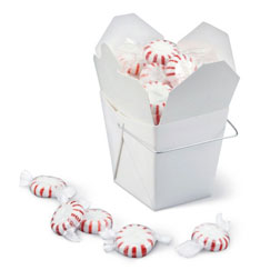 1/2 lb White Take Out Treat Box