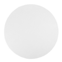 22" Round White Foil Sturdy Board