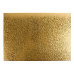 Gold Rectangle Sheet Cake Sturdy Boards