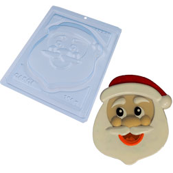 Santa Face Three Part Chocolate Mold