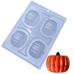 Pumpkin Three Part Chocolate Mold