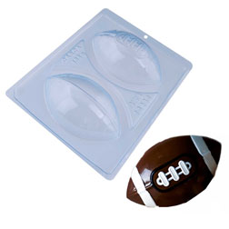 Football Three Part Chocolate Mold