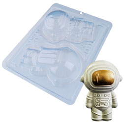 Astronaut Three Part Chocolate Mold