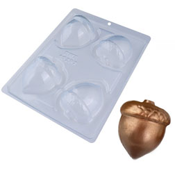 Acorn Three Part Chocolate Mold
