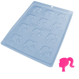 Doll Head Chocolate Mold