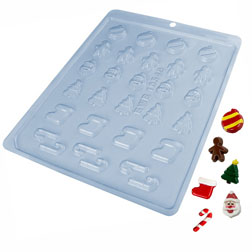 Christmas Icons Chocolate Mold