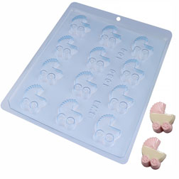 Baby Carriage Chocolate Mold