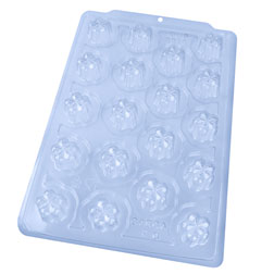 Flower Bonbon Three Part Chocolate Mold