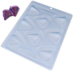 Gemstone Three Part Chocolate Mold