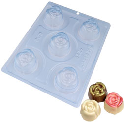 Rose Three Part Chocolate Mold