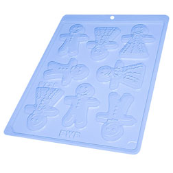 Gingerbread Man and Women Chocolate Mold