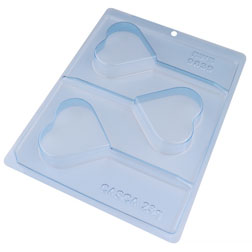 Heart Three Part Chocolate Sucker Mold