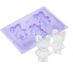 Small Bear Three Part Chocolate Mold
