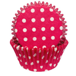Pink Polka Dot Standard Cupcake Liners