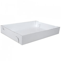 25 7/8" x 18 1/16" x 4" Full Sheet Cake Trays