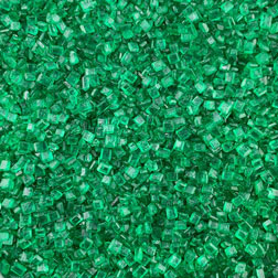 Green Coarse Sugar Crystals
