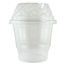 12 oz Plastic Dessert Cups with Lids